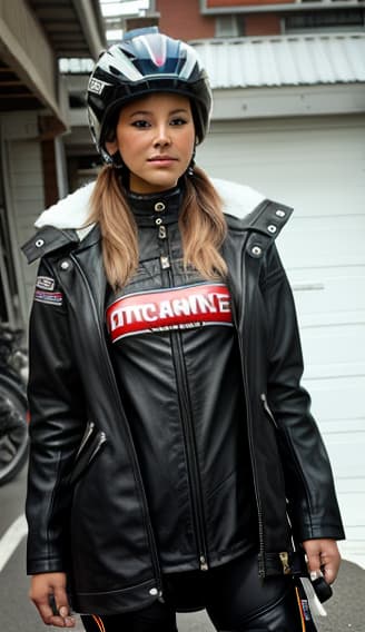  race girl, biker girl