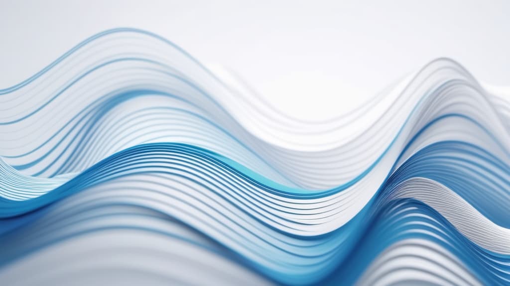  Abstract flowing waves with notes on white background with bokeh ar 16:9 ar 16:9 high quality, detailed intricate insanely detailed, flattering light, RAW photo, photography, photorealistic, ultra detailed, depth of field, 8k resolution , detailed background, f1.4, sharpened focus