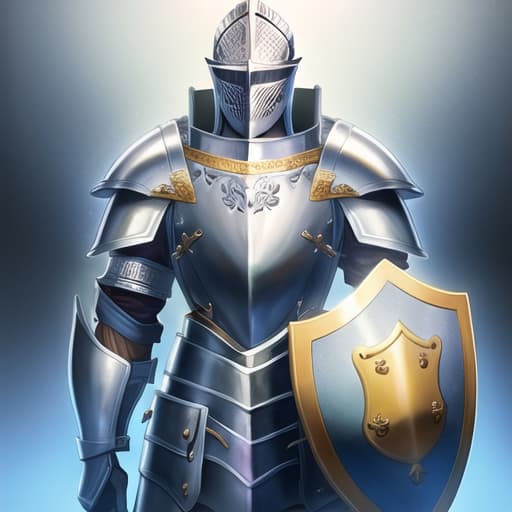  master piece , best quality,knight with shield