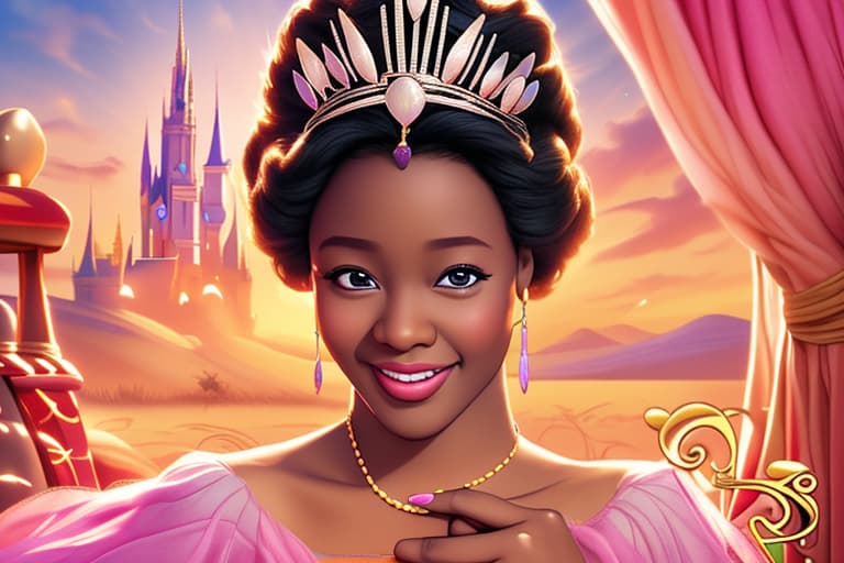  A Disney African Princess movie poster with the title Joy