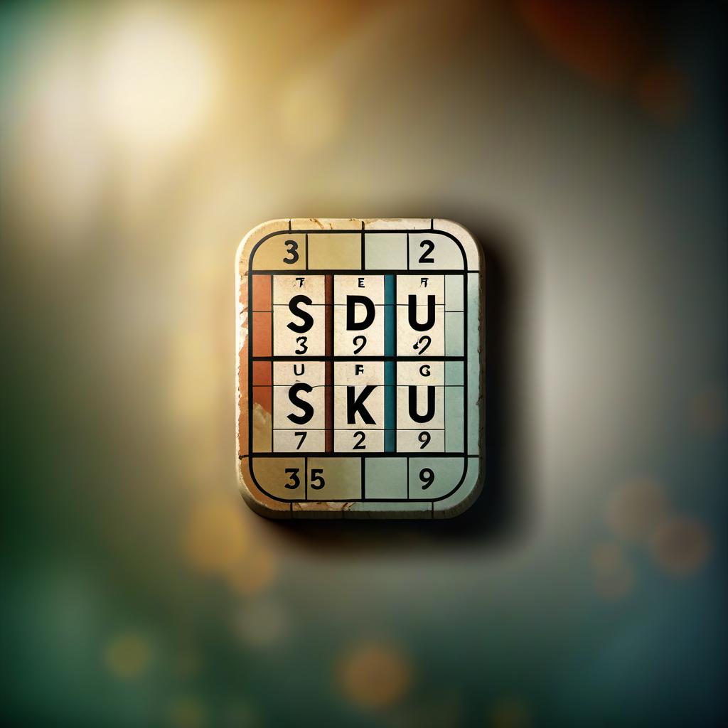  cinematic photo create a logo for the sudoku game . 35mm photograph, film, bokeh, professional, 4k, highly detailed, logo