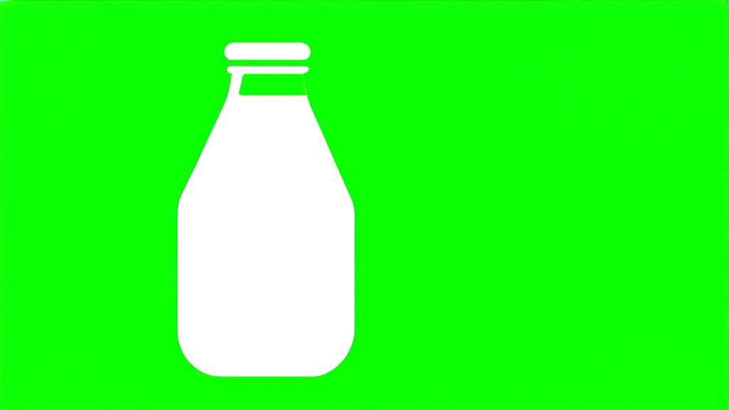  flat illustration, flaticon, (illustration:1.15), milk, illustration, on a green background, outline ar 16:9, [cory loftis, strobist, pascal campion :: 0.2]