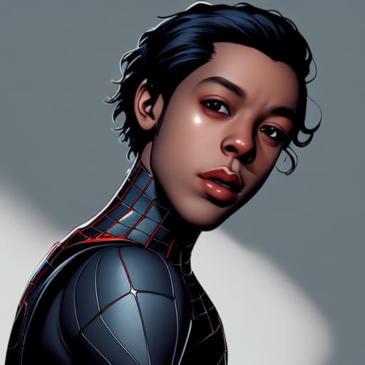  A dark fantasy of miles morales