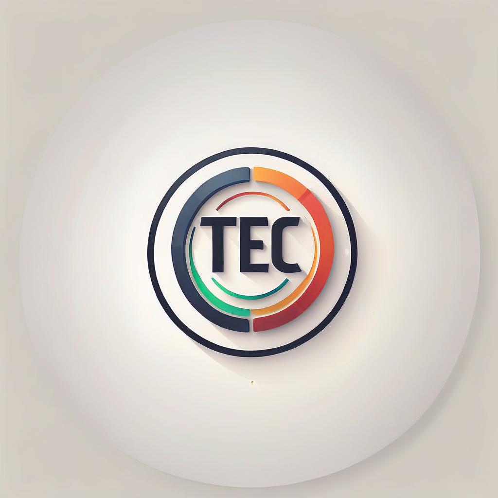  corporate branding style the logo of the news channel with the acronym tec . professional, clean, modern, sleek, minimalist, business oriented, highly detailed, logo