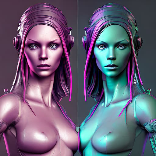 nvinkpunk there are two statues of alien women standing next to each other, daz studio 3d, daz studio genesis iray ultra hd, 8k highly detailed, barefoot beautiful girl alien, daz 3 d, daz3d, daz 3d, daz studio genesis iray female, daz studio genesis iray, height detailed hd realistic 8 k