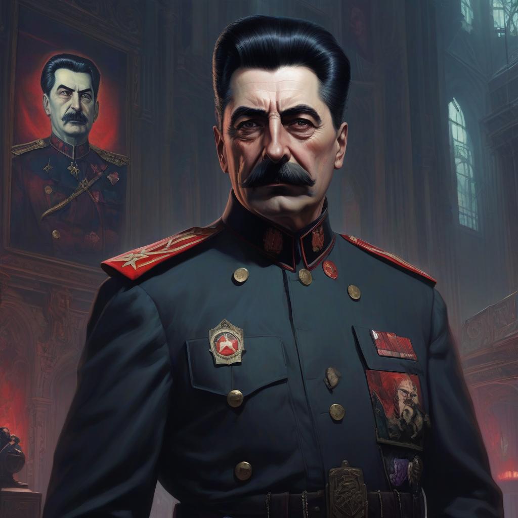  gothic, joseph stalin, cyberpunk.