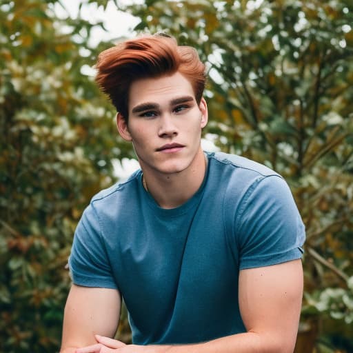 portrait+ style KJ APA queer face