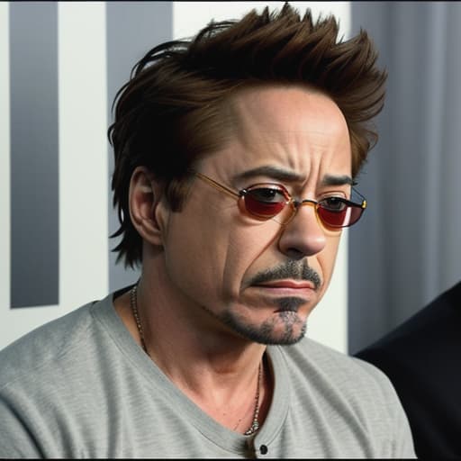  robert downey jr. crying. exact look.