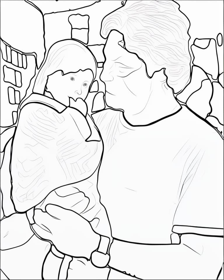  (((kid friendly coloring book))), ((realistic cartoon)), clean and sharp lines, ((detailed and expressive faces)), smooth and soft shading, clear and well defined facial features, realistic proportions, high resolution, vibrant and soft colors, gentle highlights and shadows, smooth contours, soft and rounded edges, natural and cute expressions, warm and inviting atmosphere, no background distractions, clear and crisp details, polished and refined look, beautiful and expressive eyes, friendly and approachable style