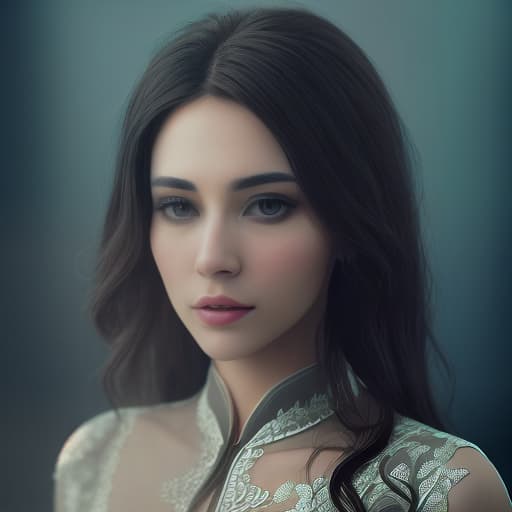  woman, brown hair, thin lips, gray eyes, luxurious dress hyperrealistic, full body, detailed clothing, highly detailed, cinematic lighting, stunningly beautiful, intricate, sharp focus, f/1. 8, 85mm, (centered image composition), (professionally color graded), ((bright soft diffused light)), volumetric fog, trending on instagram, trending on tumblr, HDR 4K, 8K