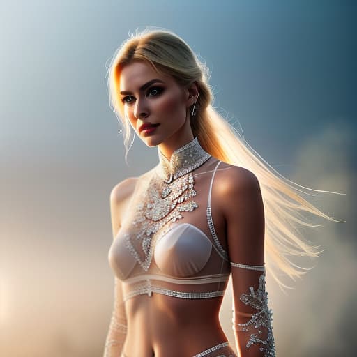  hostage, european, blond, eastern garre, stomach dance, beauty, transparent clothing hyperrealistic, full body, detailed clothing, highly detailed, cinematic lighting, stunningly beautiful, intricate, sharp focus, f/1. 8, 85mm, (centered image composition), (professionally color graded), ((bright soft diffused light)), volumetric fog, trending on instagram, trending on tumblr, HDR 4K, 8K