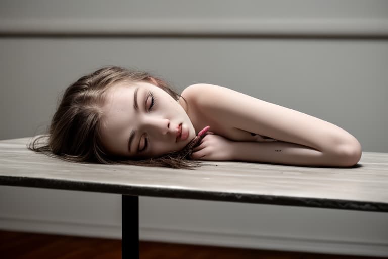  Dead girl on table