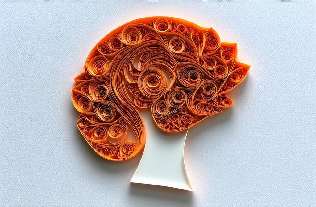  the woman's head is made in the quilling style. ar 3:2 {prompt}, maximum details