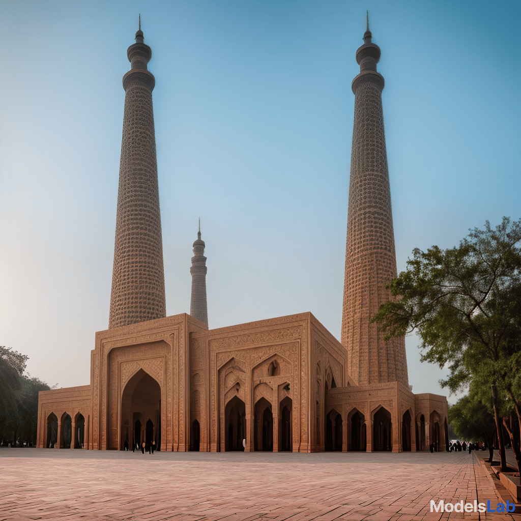  minar e pakistan hyperrealistic, full body, detailed clothing, highly detailed, cinematic lighting, stunningly beautiful, intricate, sharp focus, f/1. 8, 85mm, (centered image composition), (professionally color graded), ((bright soft diffused light)), volumetric fog, trending on instagram, trending on tumblr, HDR 4K, 8K