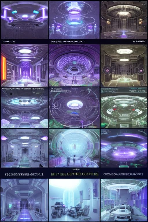  High depth, collective civilization hospital!, teams, healing, energetic, life, hybrids, scifi, healing glowing lights, vitals