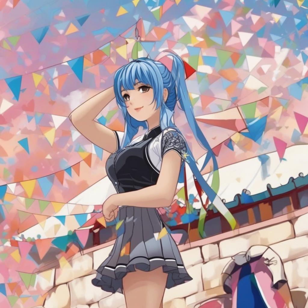  Masterpiece, best quality, blue hair beautiful girl can loli and imperial sister