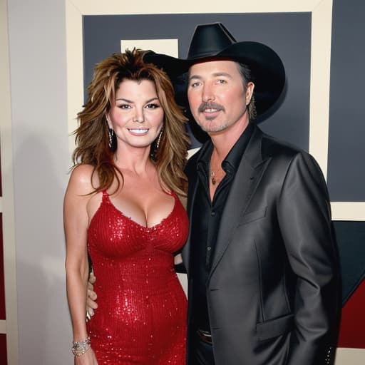  shania twain with ex husband. exact appearance.