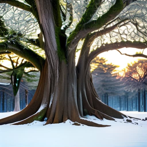 wa-vy style tree and nature hyperrealistic, full body, detailed clothing, highly detailed, cinematic lighting, stunningly beautiful, intricate, sharp focus, f/1. 8, 85mm, (centered image composition), (professionally color graded), ((bright soft diffused light)), volumetric fog, trending on instagram, trending on tumblr, HDR 4K, 8K