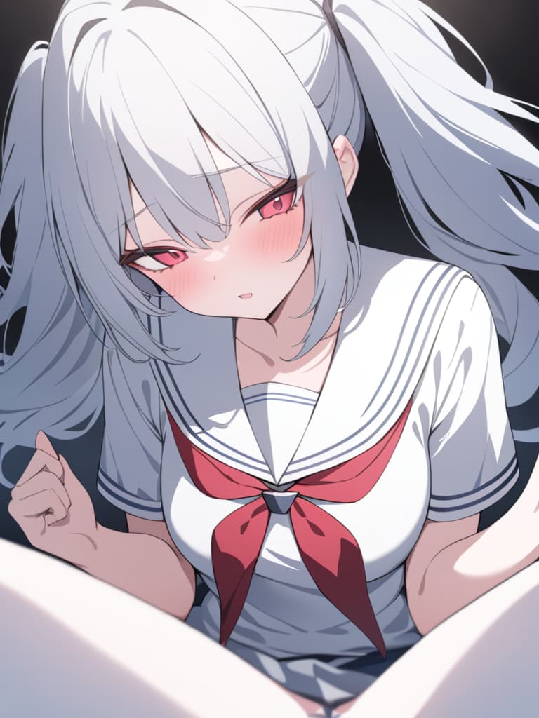  illness, twin tails, sailor uniforms, menhera, yandere, masterpiece, best quality,8k,ultra detailed,high resolution,an extremely delicate and beautiful,hyper detail