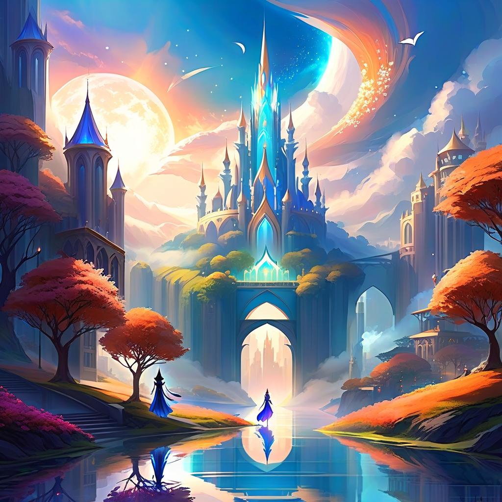  ethereal fantasy concept art of city, fantasy, fox, humanoid . magnificent, celestial, ethereal, painterly, epic, majestic, magical, fantasy art, cover art, dreamy