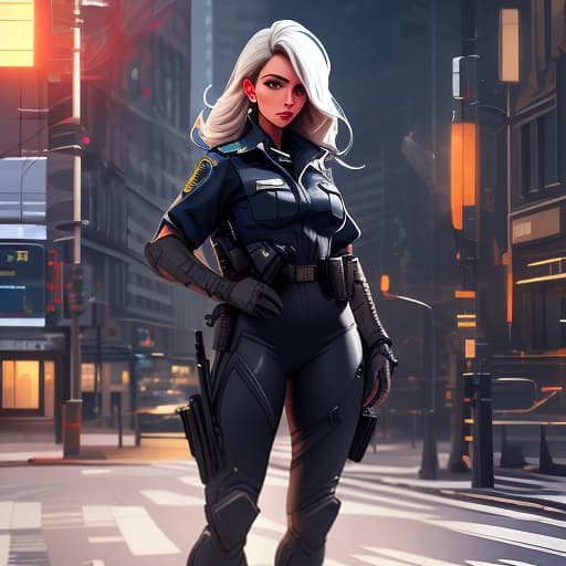  Police station hyperrealistic, full body, detailed clothing, highly detailed, cinematic lighting, stunningly beautiful, intricate, sharp focus, f/1. 8, 85mm, (centered image composition), (professionally color graded), ((bright soft diffused light)), volumetric fog, trending on instagram, trending on tumblr, HDR 4K, 8K