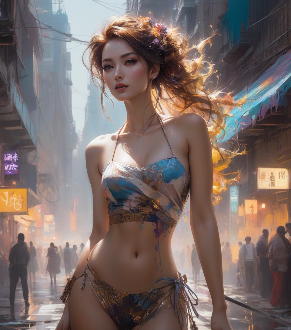  beautiful woman, awe inspiring painting of awe striking silkenshadowscore, where silk fabrics dance with lights and shadows, creating an atmosphere mystery, perfect anatomy, captivating scene, centered, approaching perfection, dynamic, highly detailed, artstation, concept art, smooth, sharp focus, illustration, art by carne griffiths and wadim kashin, graffiti airbrushing techniques, high definition, accent lighting, contrasted with bright paint colors, by squal92i hyperrealistic, full body, detailed clothing, highly detailed, cinematic lighting, stunningly beautiful, intricate, sharp focus, f/1. 8, 85mm, (centered image composition), (professionally color graded), ((bright soft diffused light)), volumetric fog, trending on instagram, trending on tumblr, HDR 4K, 8K