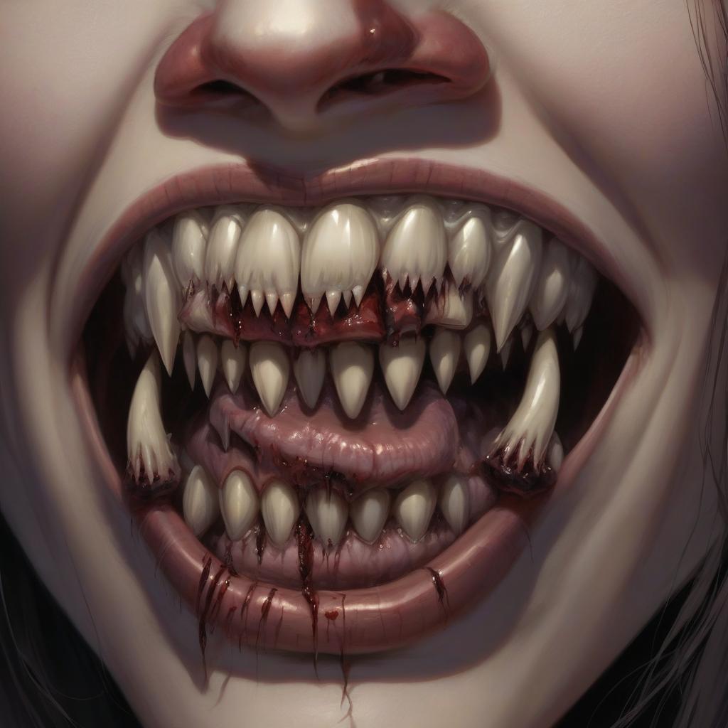  plague girl fantasy vampire teeth