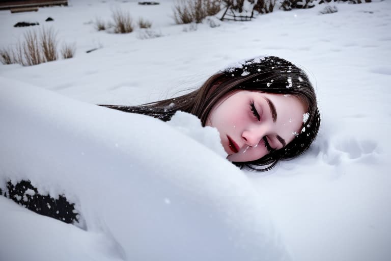  Dead girl in snow