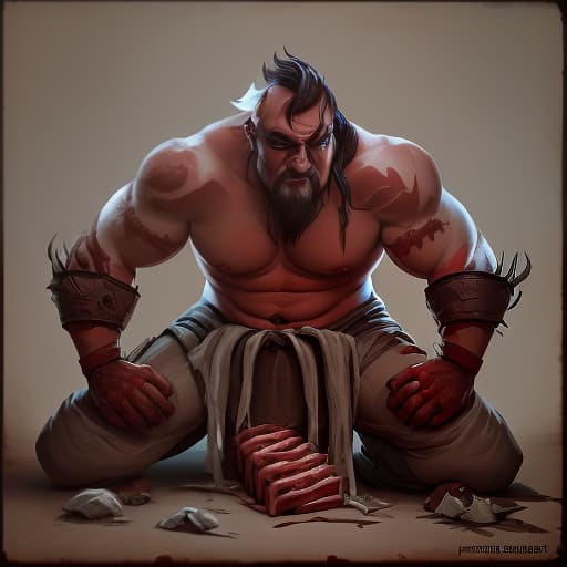  the butcher made himself out of the skin of his victims, puj dota 2