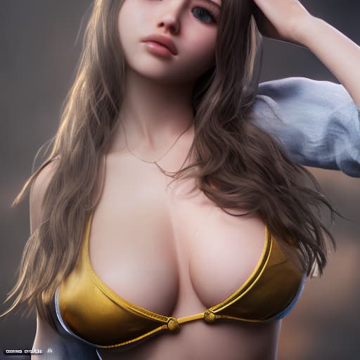 redshift style Mila Azul is an adult woman, full body, hyper realistic and detailed face, perfect body