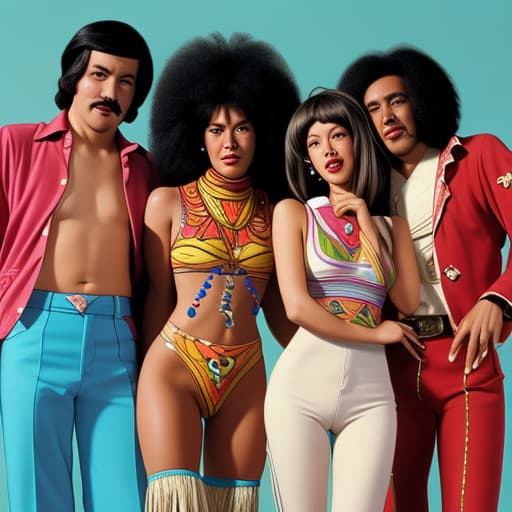  1970s multiethnic funk band