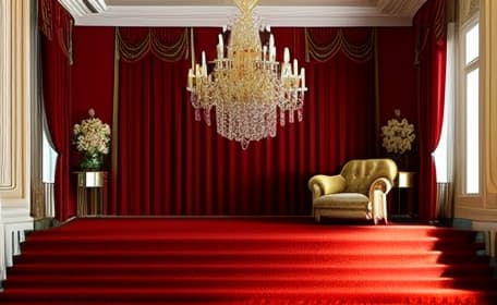  mordern hall,sofa ,table ,red carpet