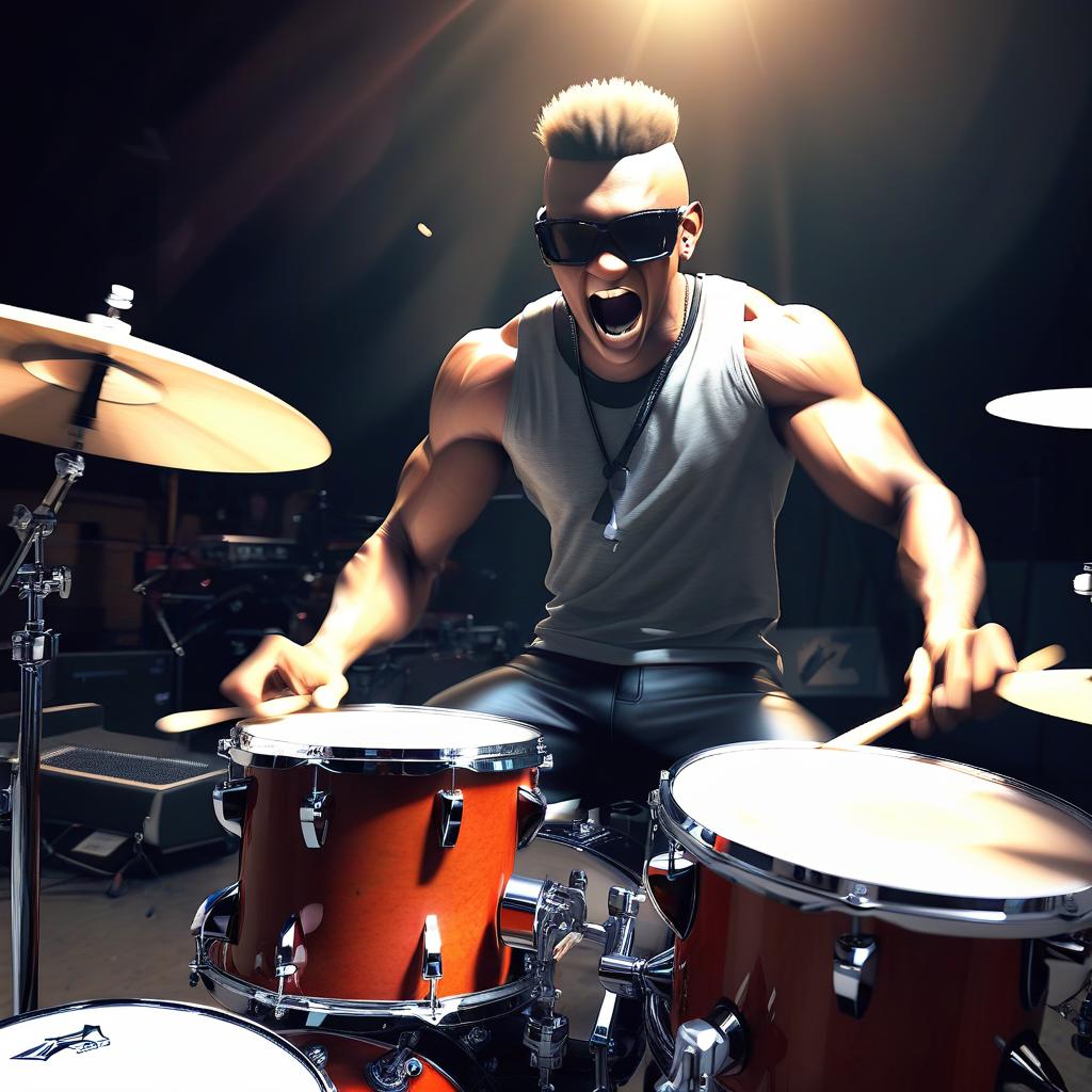  cool drummer, fast drummer