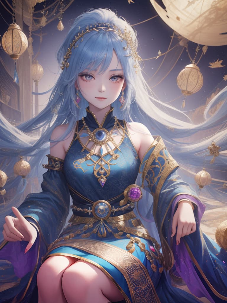  beautiful girl fortune teller, bright, masterpiece, best quality,8k,ultra detailed,high resolution,an extremely delicate and beautiful,hyper detail