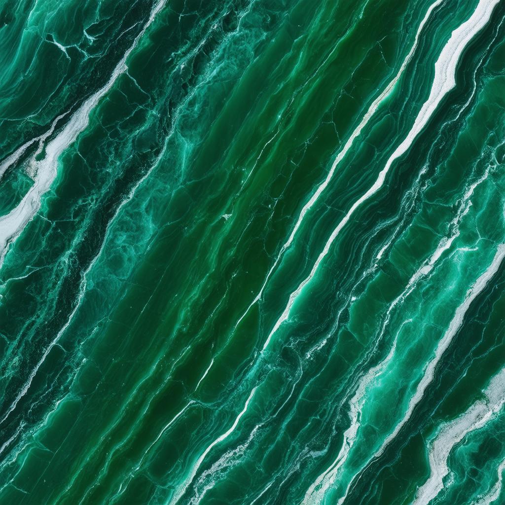  professional detailed photography, emerald marble texture, silver and white veins, wallpaper, background, (muted colors, dim colors, soothing tones), (vsco:0.3)