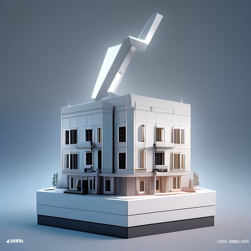  A volumetric simple 3D model of a minimalist square building with a cross sign signboard in a three dimensional perspective, minimalism. hyperrealistic, full body, detailed clothing, highly detailed, cinematic lighting, stunningly beautiful, intricate, sharp focus, f/1. 8, 85mm, (centered image composition), (professionally color graded), ((bright soft diffused light)), volumetric fog, trending on instagram, trending on tumblr, HDR 4K, 8K