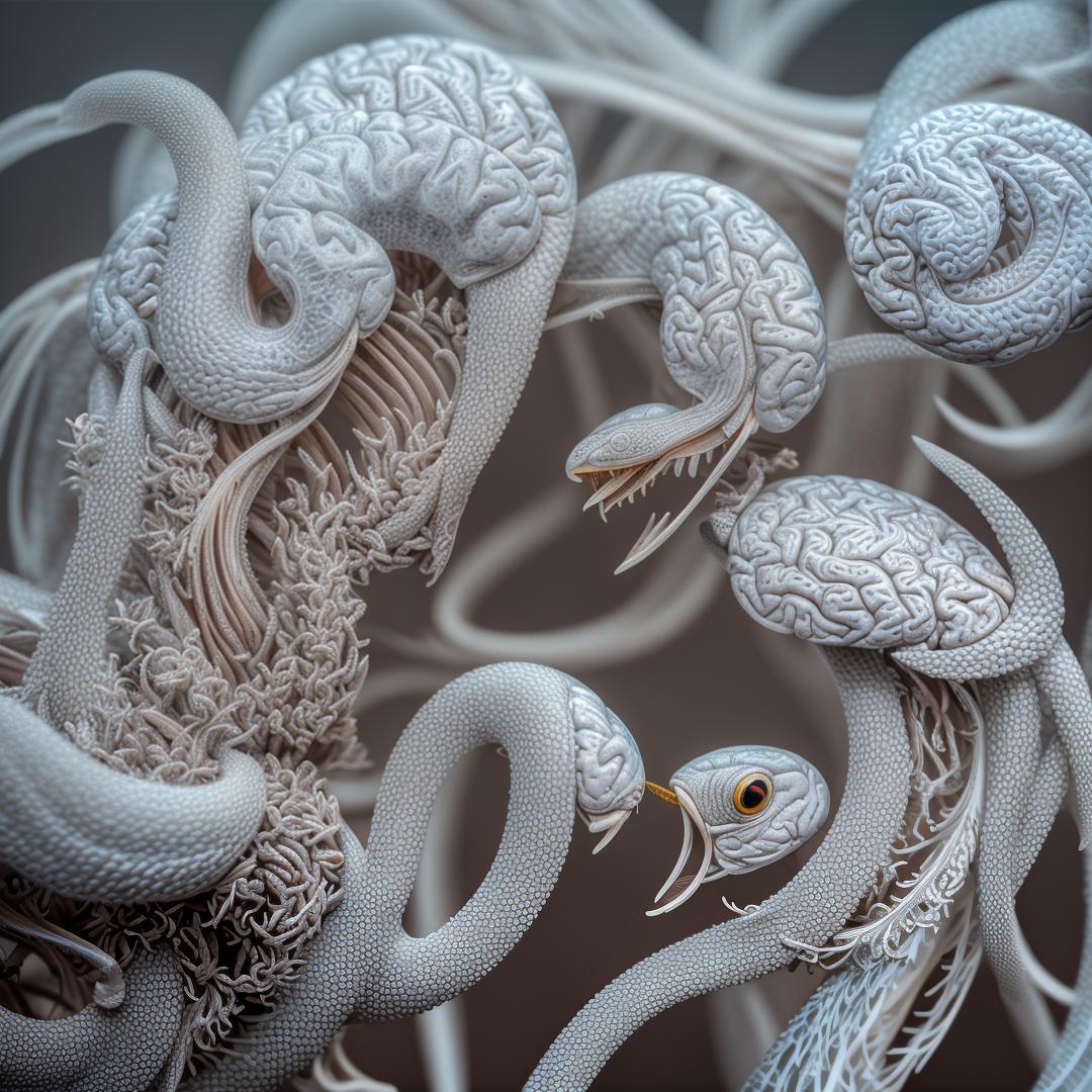  brain and medula hyperrealistic, full body, detailed clothing, highly detailed, cinematic lighting, stunningly beautiful, intricate, sharp focus, f/1. 8, 85mm, (centered image composition), (professionally color graded), ((bright soft diffused light)), volumetric fog, trending on instagram, trending on tumblr, HDR 4K, 8K