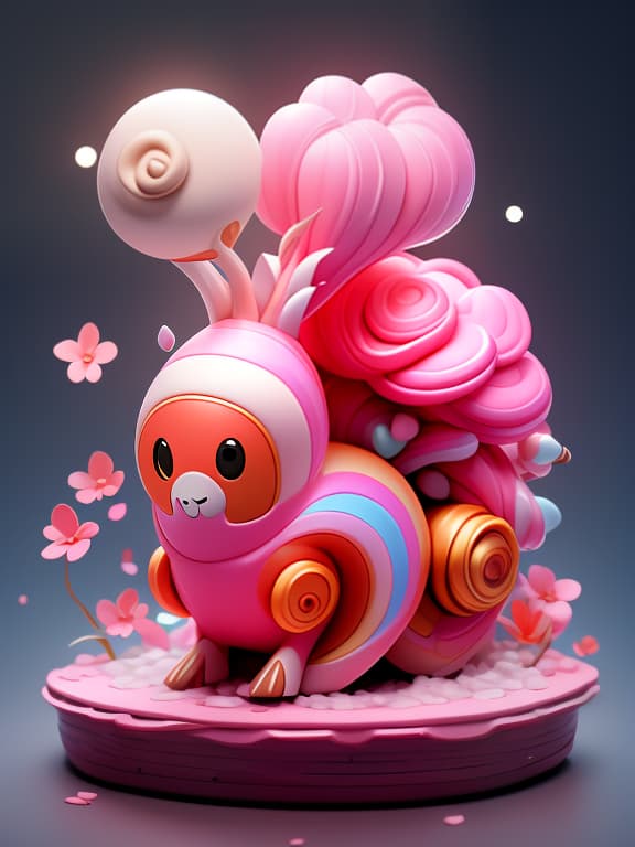  A snail with pink hair is happy with life and crawls on the rainbow. [ "А улитка с розовыми волосами радуется жизни и ползает по радуге"](http://wespeakrussian.net/) hyperrealistic, full body, detailed clothing, highly detailed, cinematic lighting, stunningly beautiful, intricate, sharp focus, f/1. 8, 85mm, (centered image composition), (professionally color graded), ((bright soft diffused light)), volumetric fog, trending on instagram, trending on tumblr, HDR 4K, 8K