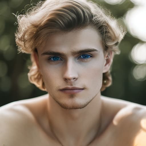 portrait+ style Russian LGBT queer twink blonde hunk dude face