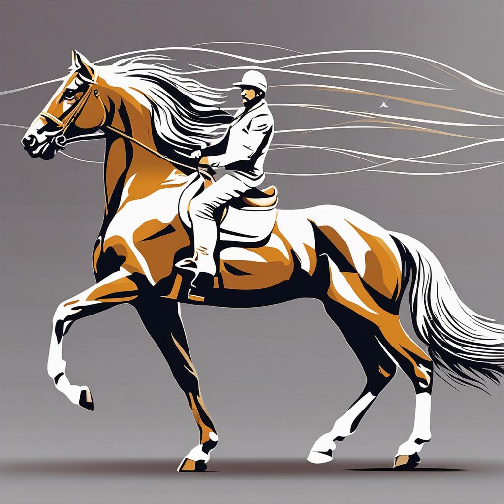  masterpiece, best quality,galloping horse