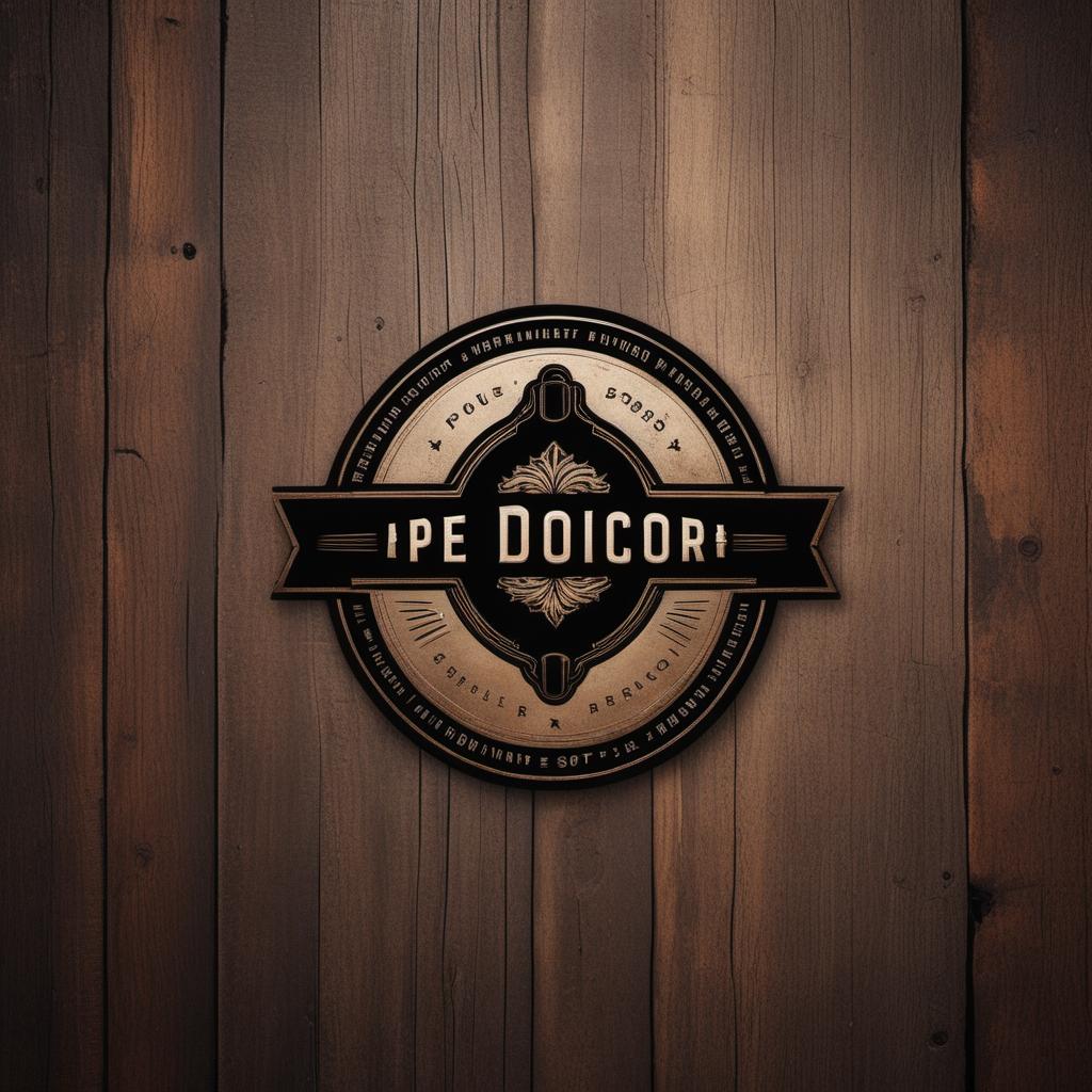  A logo for a company named 'Pipe Decor' featuring an industrial, rustic theme. The logo should include: - A stylized pipe or plumbing element. - The company name 'Pipe Decor' in bold, vintage-style font. - A distressed or weathered look to reinforce the rustic industrial aesthetic. - A simple and clean layout. - Neutral or earthy color palette like grays, browns, and metallic tones to convey durability and strength. Make sure the logo is modern yet retains that old-school industrial charm. hyperrealistic, full body, detailed clothing, highly detailed, cinematic lighting, stunningly beautiful, intricate, sharp focus, f/1. 8, 85mm, (centered image composition), (professionally color graded), ((bright soft diffused light)), volumetric fog, trending on instagram, trending on tumblr, HDR 4K, 8K