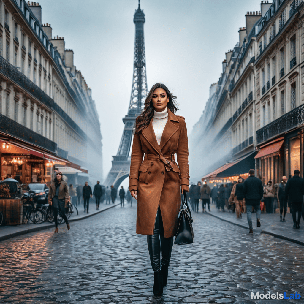  fille qui se balade sur la ville de paris hyperrealistic, full body, detailed clothing, highly detailed, cinematic lighting, stunningly beautiful, intricate, sharp focus, f/1. 8, 85mm, (centered image composition), (professionally color graded), ((bright soft diffused light)), volumetric fog, trending on instagram, trending on tumblr, HDR 4K, 8K