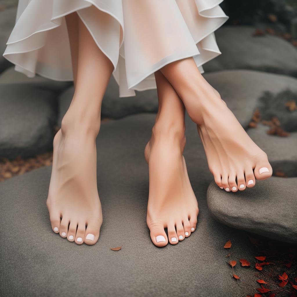  Pretty girl feet naturally hyperrealistic, full body, detailed clothing, highly detailed, cinematic lighting, stunningly beautiful, intricate, sharp focus, f/1. 8, 85mm, (centered image composition), (professionally color graded), ((bright soft diffused light)), volumetric fog, trending on instagram, trending on tumblr, HDR 4K, 8K