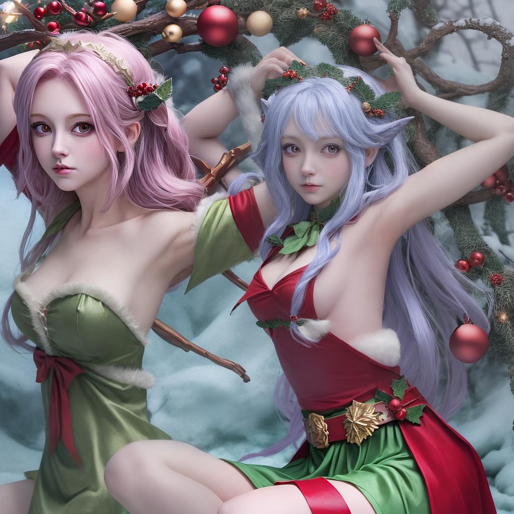  yule fairy anime style 8k