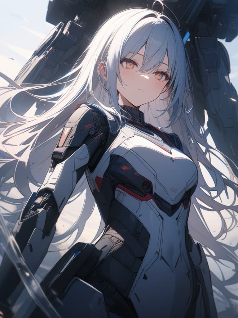  robot, mecha girl, ai, error, complex face, staring at the distance, masterpiece, best quality,8k,ultra detailed,high resolution,an extremely delicate and beautiful,hyper detail