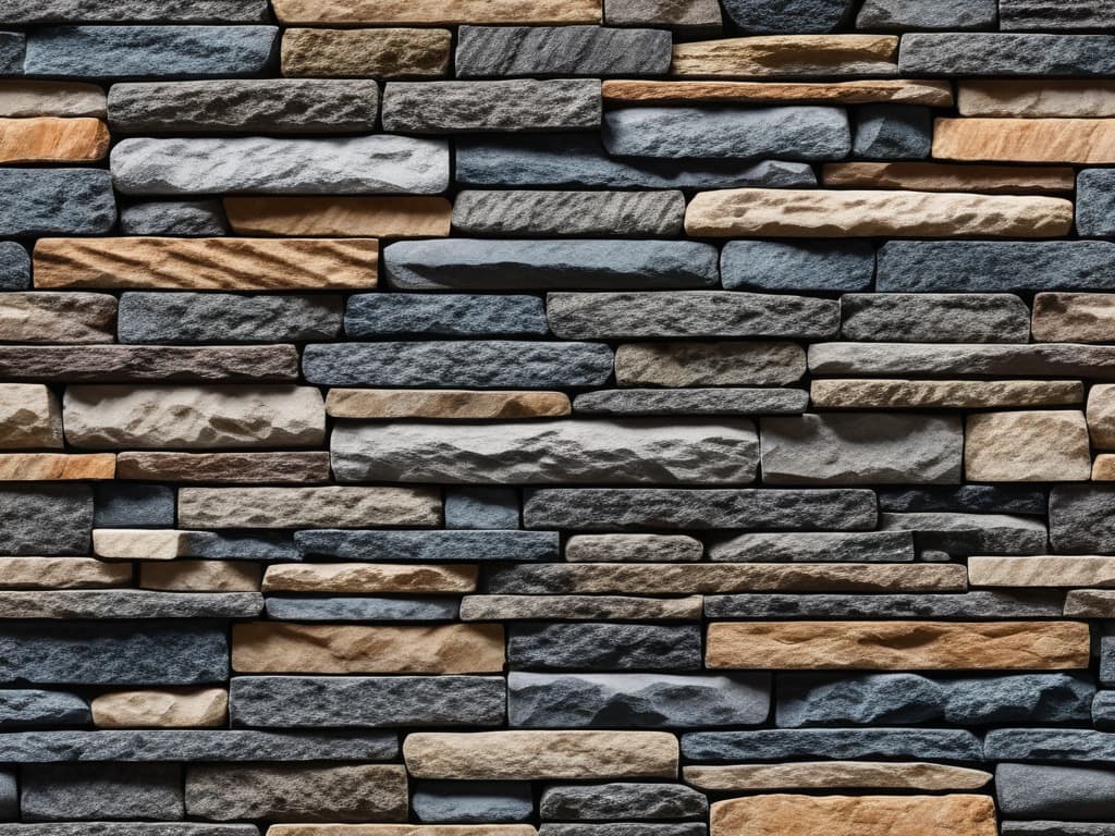  generate a realistic 4k photgraph of tinstone veneer. The image must not contain people in it. Make sure the image is very realistic. Make sure the image can be used for a company that sells thinstone veneer to masonry companies. This company sells masonry supplies. The picture must be presentable to show a client online.