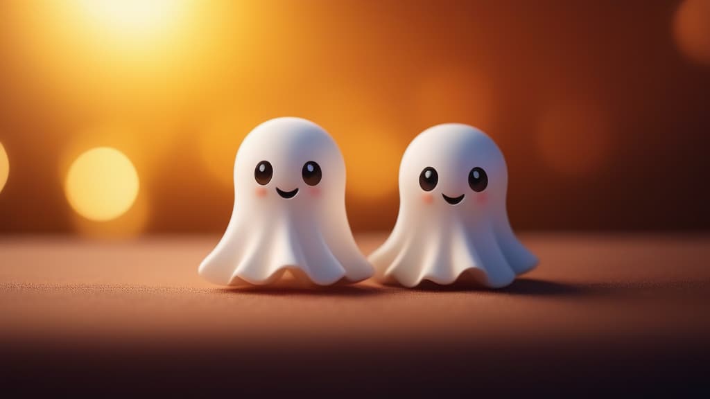 cinematic film style, cartoon Cute Halloween smiling ghosts in delicate colors ar 16:9, shallow depth of field, vignette, highly detailed, high budget Hollywood movie, bokeh, cinemascope, moody, epic, gorgeous, film grain, grainy, sun rays and shadows on furniture and surfacesб flattering light, RAW photo, photography, photorealistic, ultra detailed, depth of field, 8k resolution , detailed background, f1.4, sharpened focus, sharp focus