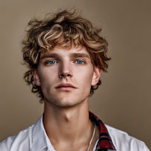 portrait+ style German LGBT queer twink blonde hunk dude face