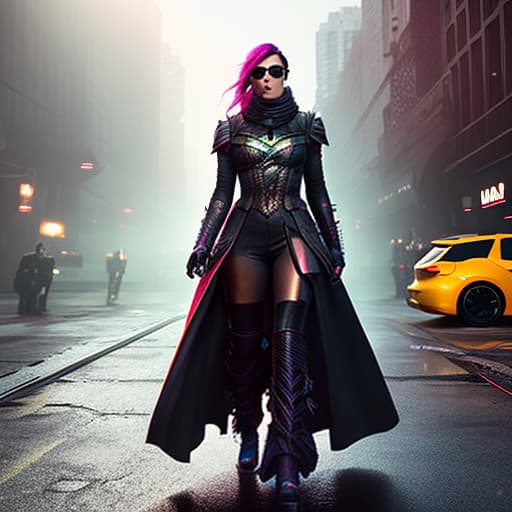 nvinkpunk magia hyperrealistic, full body, detailed clothing, highly detailed, cinematic lighting, stunningly beautiful, intricate, sharp focus, f/1. 8, 85mm, (centered image composition), (professionally color graded), ((bright soft diffused light)), volumetric fog, trending on instagram, trending on tumblr, HDR 4K, 8K