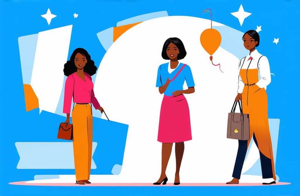  flat illustration, flaticon, (illustration:1.15), happy international women's day. march 8th. different races and nationalities. colored hand drawn vector illustrations. ar 3:2, [cory loftis, strobist, pascal campion :: 0.2]